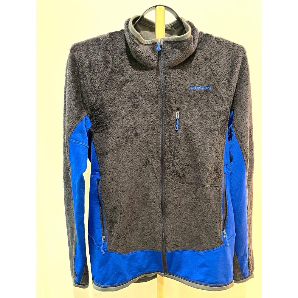 Patagonia Polartec R2 Fleece Men's Blue 25137 Full Zip Jacket Sz M